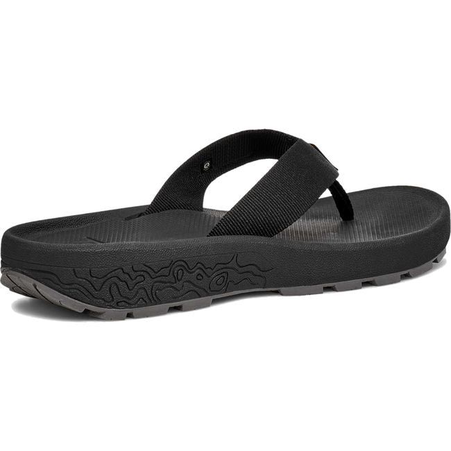 Heel of Women's Teva Hydratrek Water Flip Flop in Black