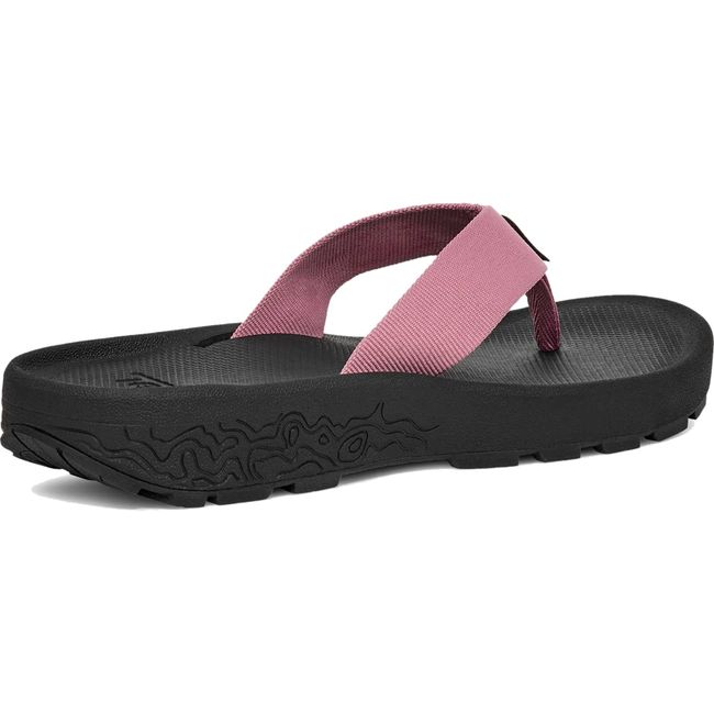 Heel of Women's Teva Hydratrek Water Flip Flop in Lilas purple