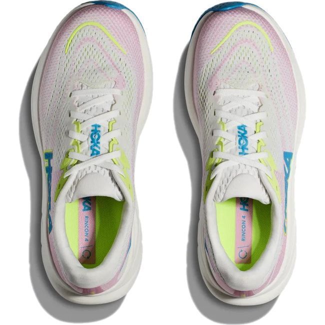 Hoka Women's Rincon 4 Running Shoe Frost/Pink Twilight 1155131-FNK