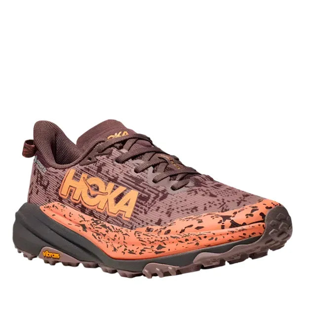 Hoka Women's Speedgoat 6 Gore-Tex Trail Running Shoe Smoky Quartz/Quartzite 1155151-SZQ