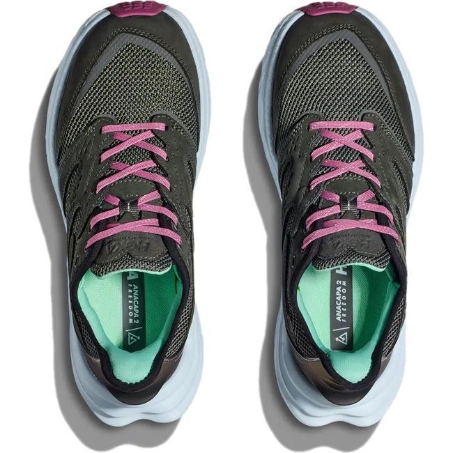 Hoka Women's Anacapa 2 Freedom Hiking Shoe Outer Orbit/Overcast 1155193-OBT