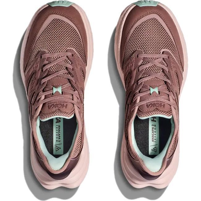 Hoka Women's Anacapa 2 Freedom Hiking Shoe Quartzite/Cosmic Pearl 1155193-QZT