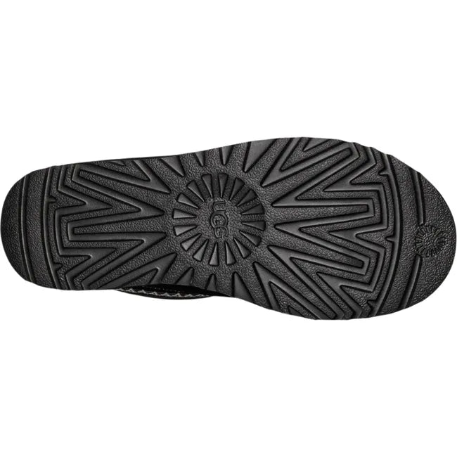 UGG Women's Classic Short Crescent Boot Black 1161770-BLK