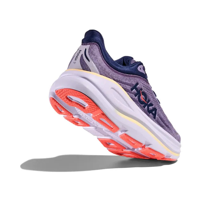 Rear heel view of HOKA Women&