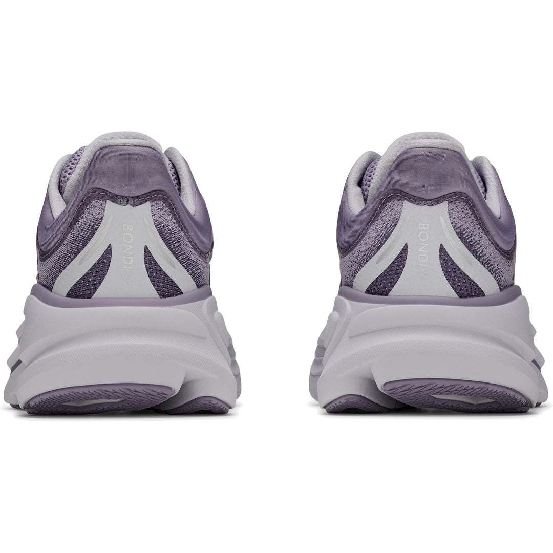 Rear view of a pair of HOKA Women&