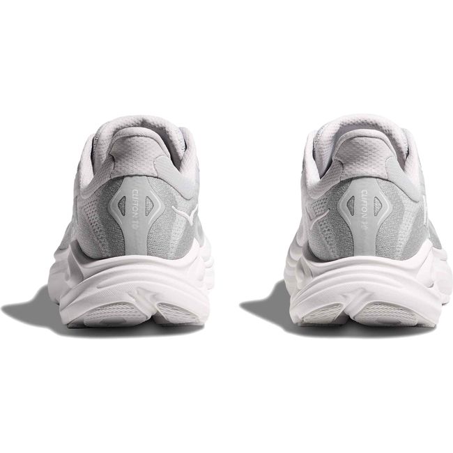 Heels of Women's Hoka Clifton 10 Running Shoes in Cosmic Grey Stardust