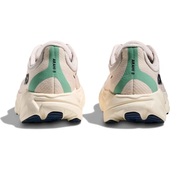 Heels of Men's Hoka Arahi 8 Running Shoes in Rose Cream Alabaster