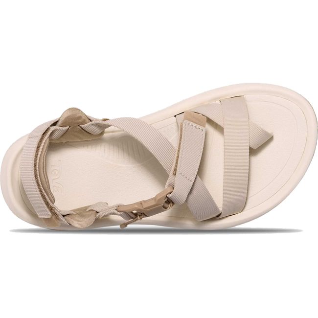 Upper of Women's Teva Hurricane Terra Dactyl Hiking Sandal in Birch Beige