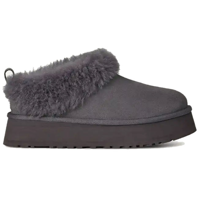 Side of Ugg Women&#39;s Tazzelle Slipper in Obsidian Black