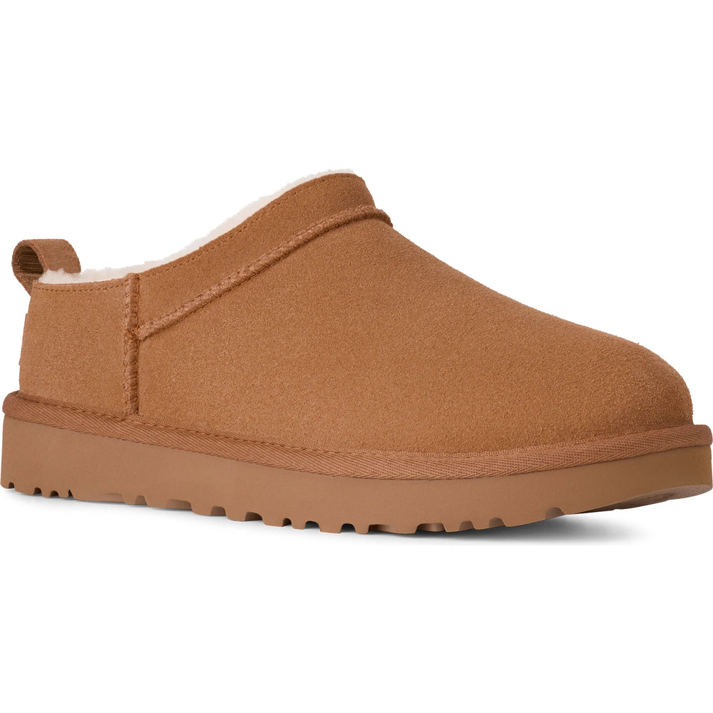 Front of UGG Women's Classic Micro Boot in Chestnut