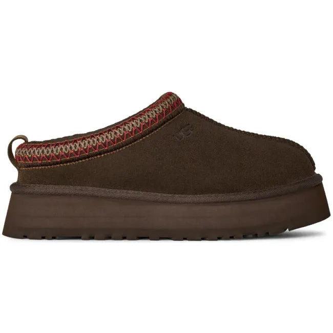 Side of UGG Women&#39;s Tazz II Clog in Dark Cocoa Brown