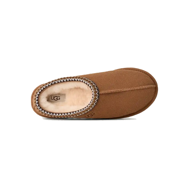 Top of UGG Men's Tasman II Slipper in Chestnut Brown