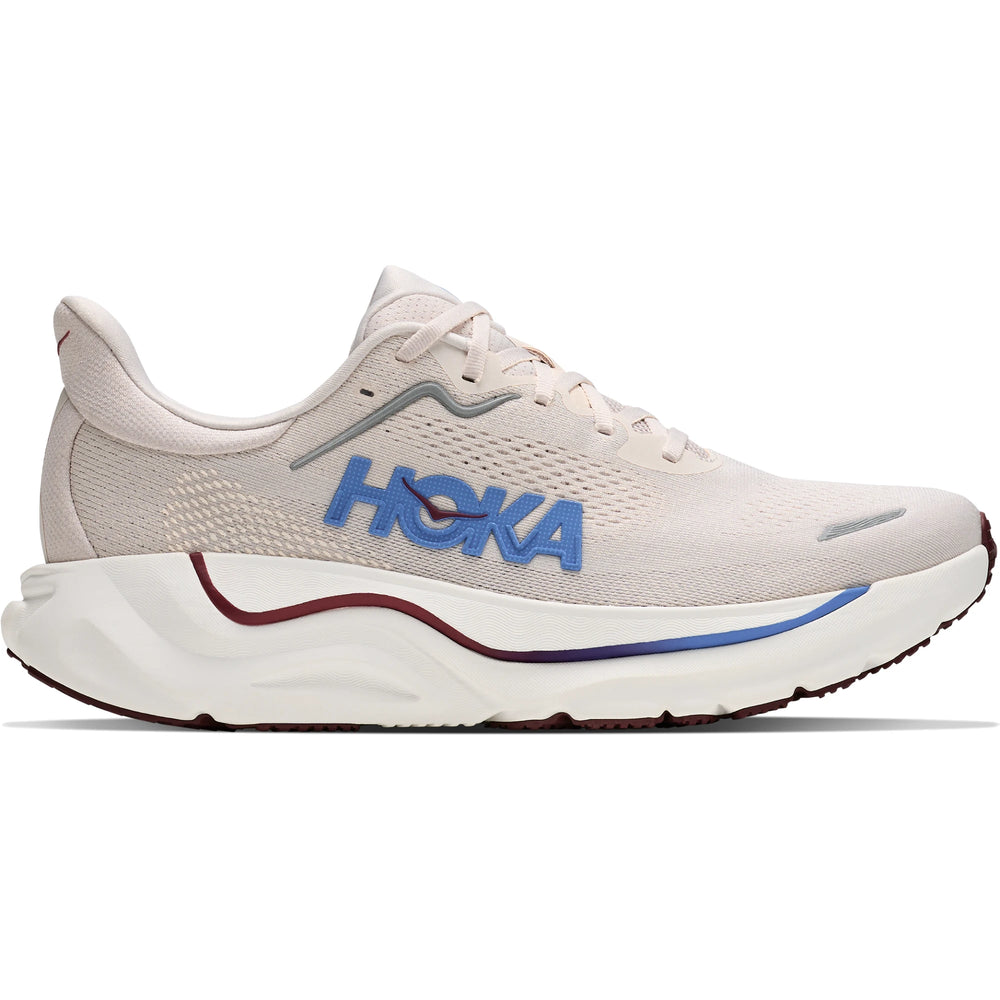 HOKA Men's Arahi 9 Running Shoe in Stucco/Grout, outside view