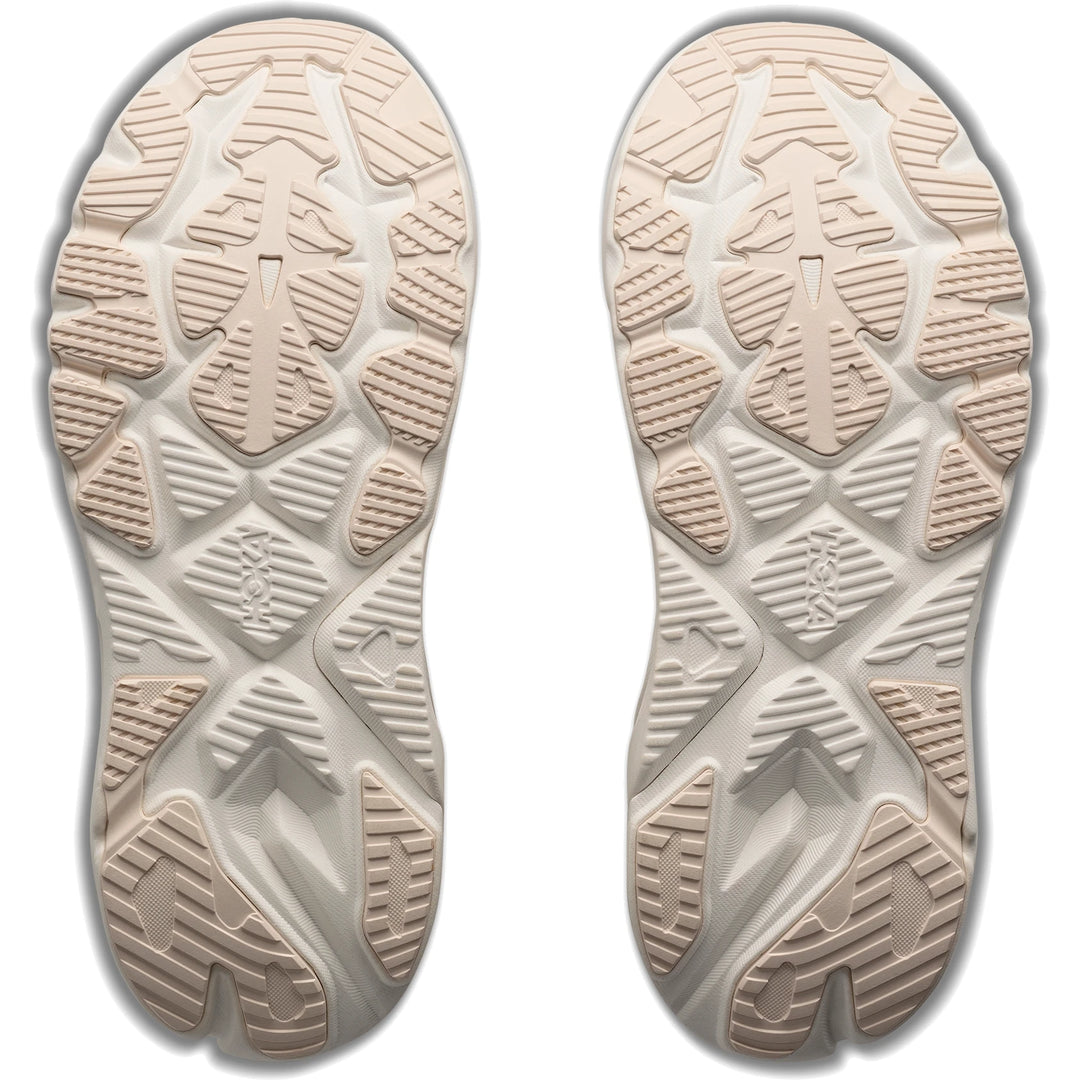 Outsoles of a pair of HOKA Women&