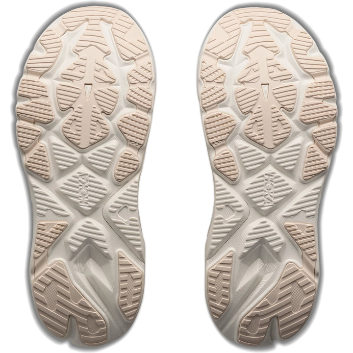 Outsoles of a pair of HOKA Women&