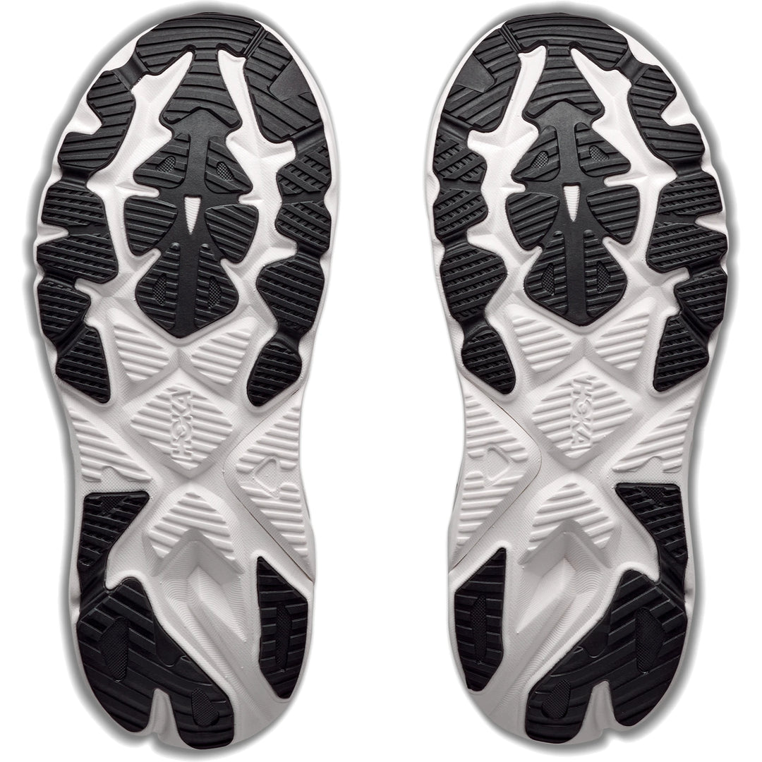 Outsoles of a pair of HOKA Women&