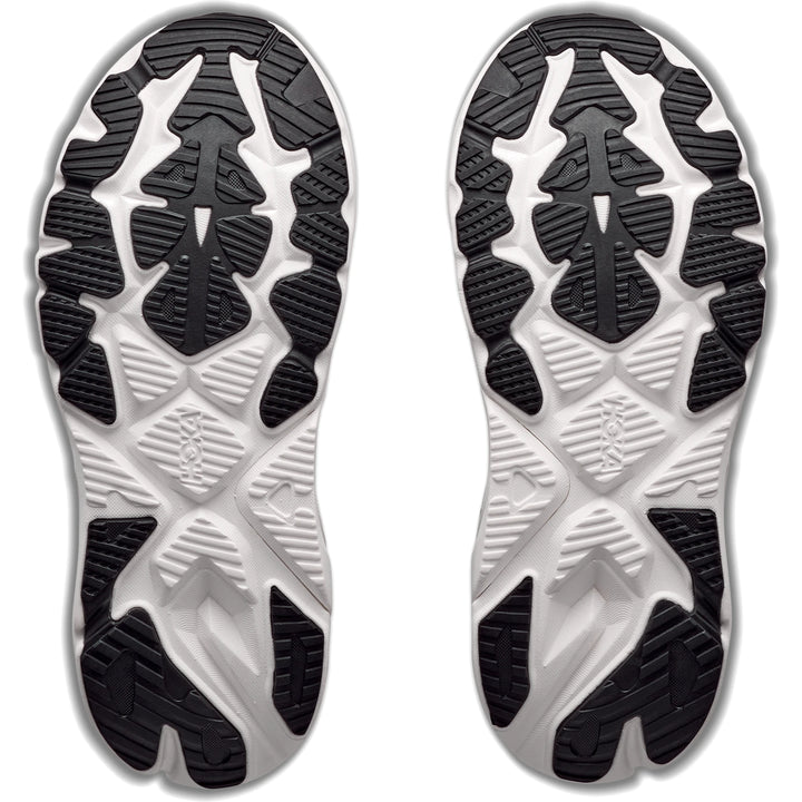 Outsoles of a pair of HOKA Women&