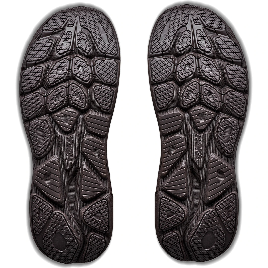 Outsoles of a pair of HOKA Men&