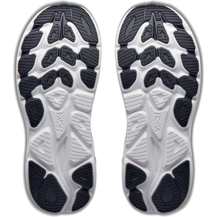 Outsoles of a pair of HOKA Women&