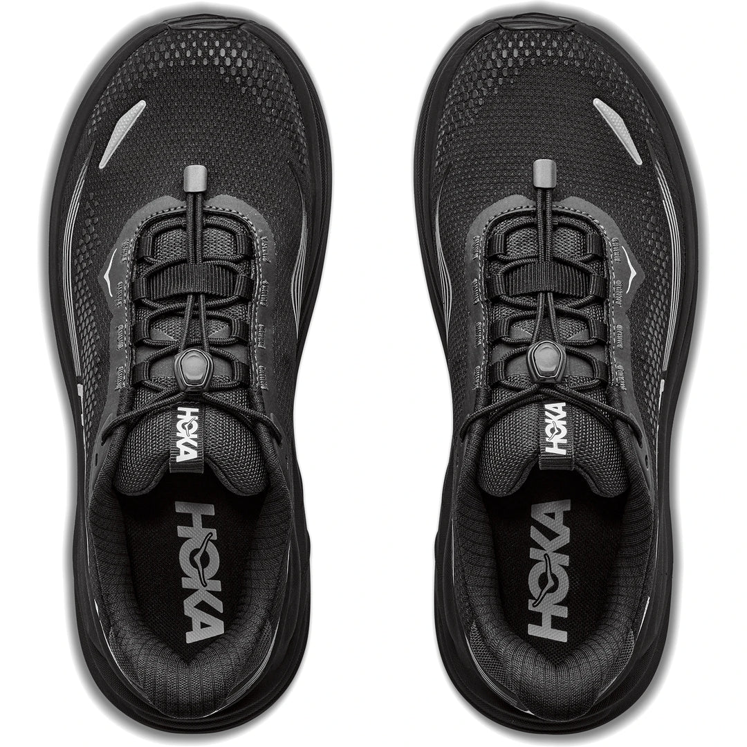 Top-down view of a pair of HOKA Men&