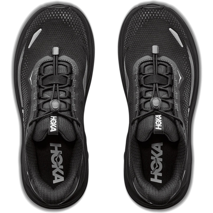Top-down view of a pair of HOKA Men&