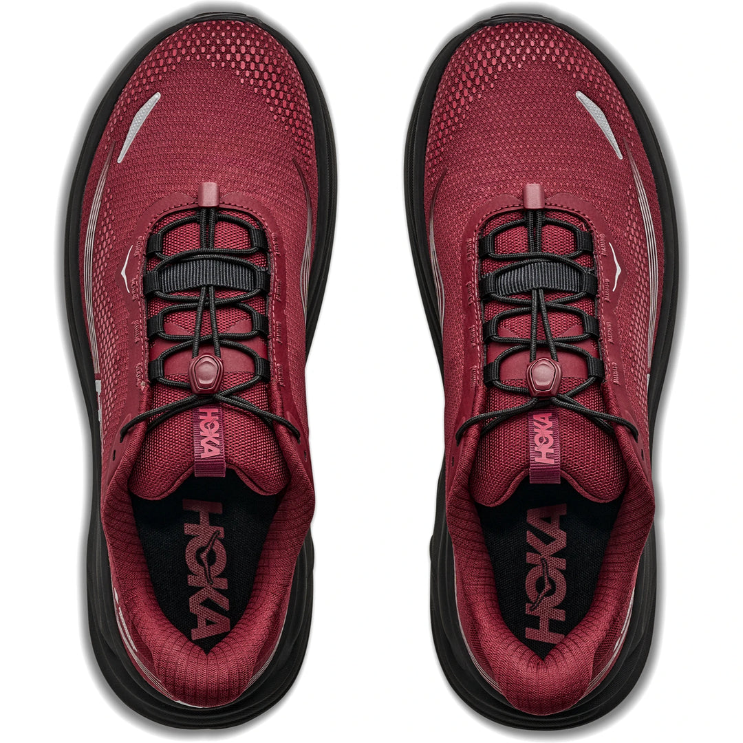 Top-down view of a pair of HOKA Men&