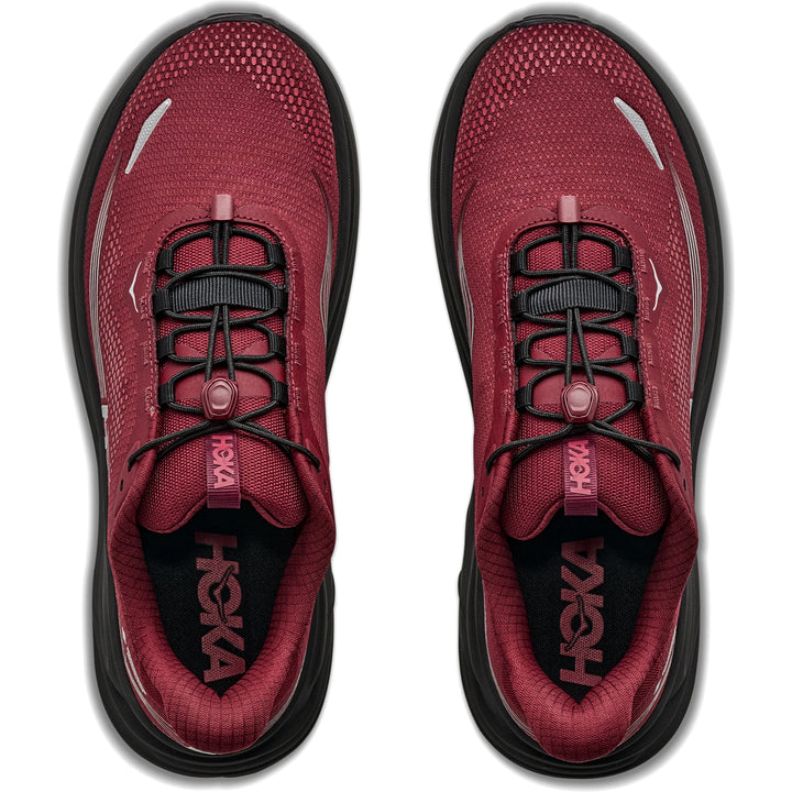 Top-down view of a pair of HOKA Men&