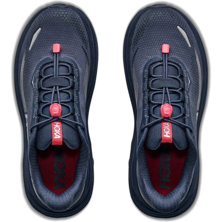 Top-down view of a pair of HOKA Women&
