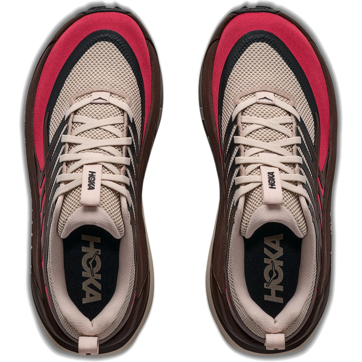Top-down view of a pair of HOKA Men&
