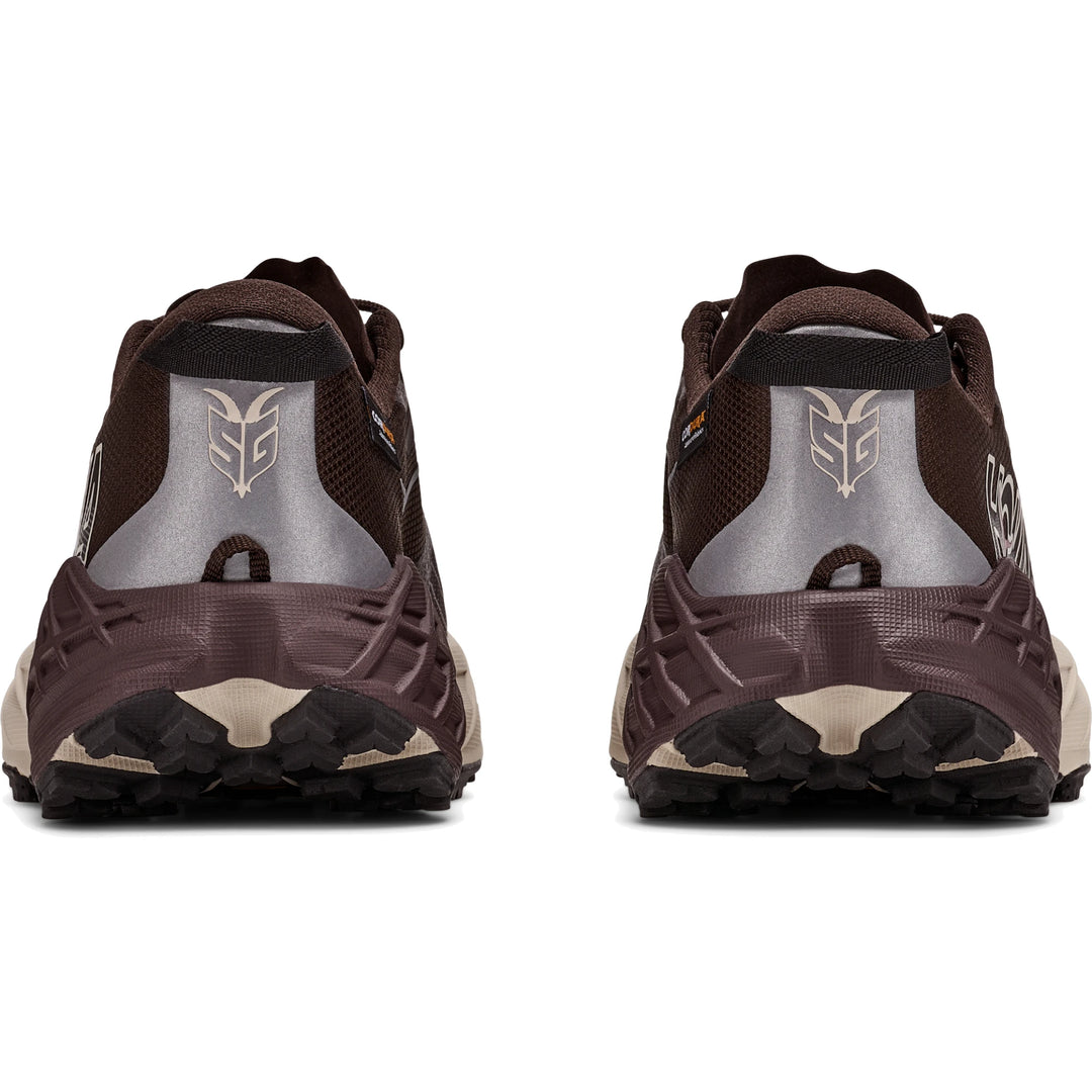 Rear view of a pair of HOKA Men&