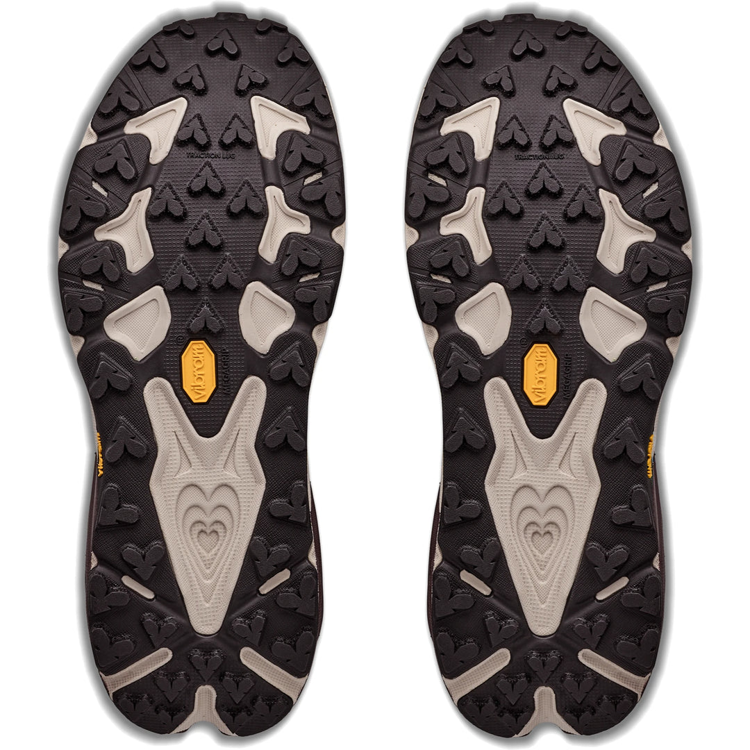 Outsoles of a pair of HOKA Men&