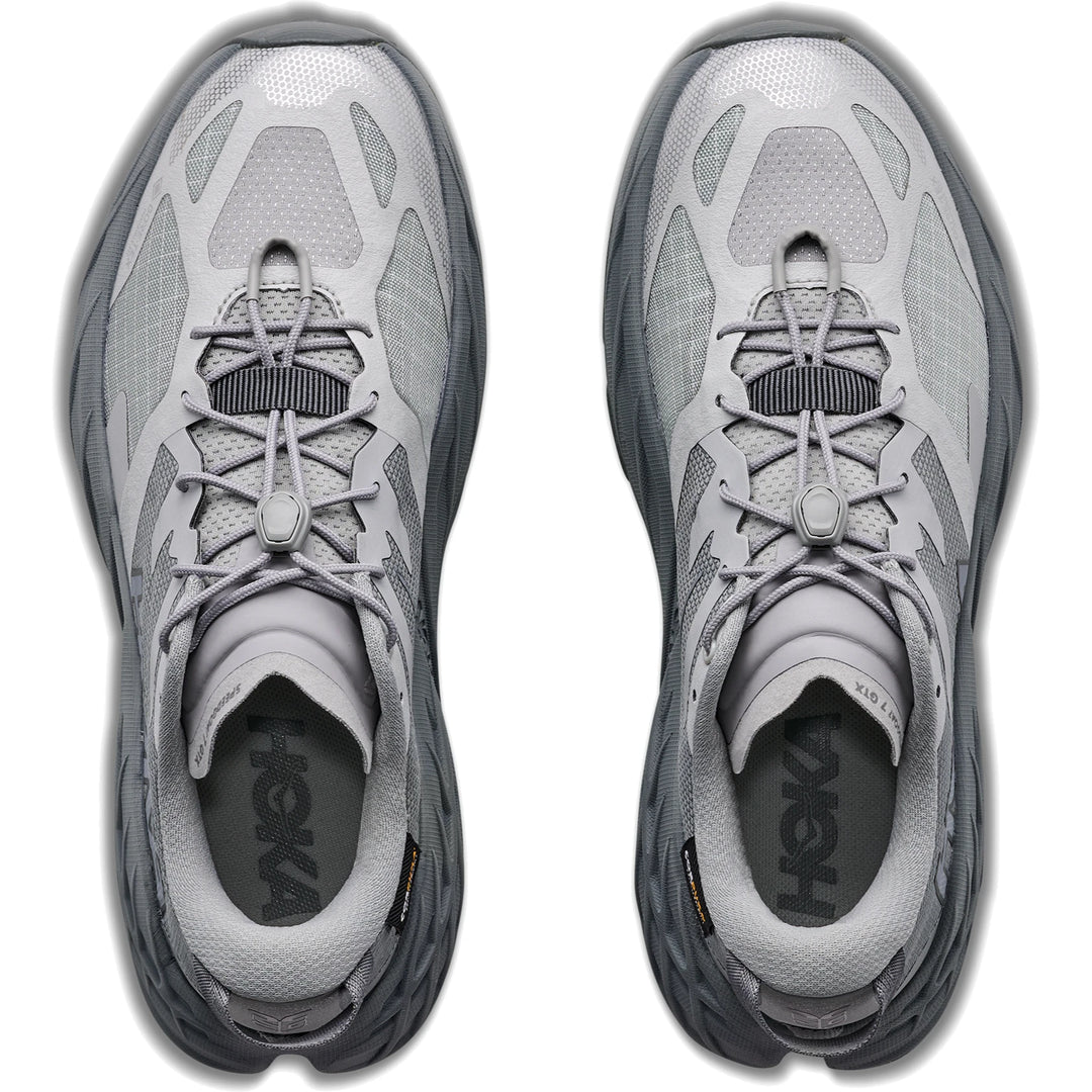 Top-down view of a pair of HOKA Women&