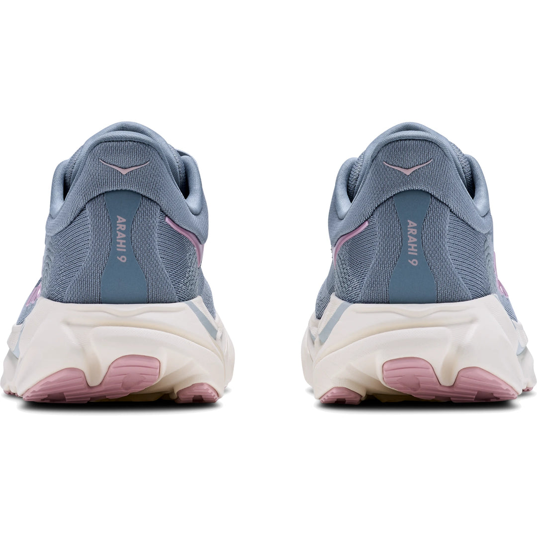 Rear view of a pair of HOKA Women&