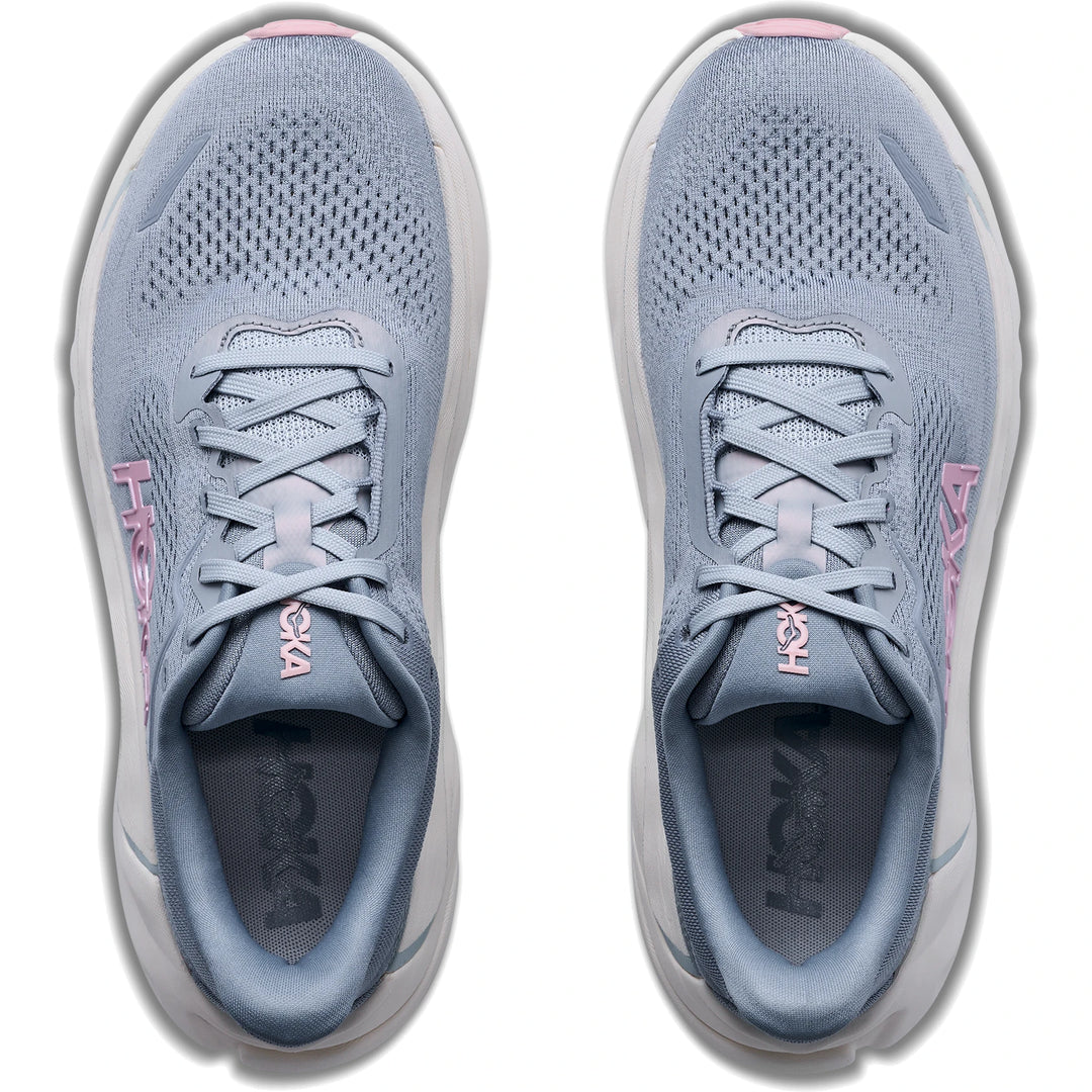 Top-down view of a pair of HOKA Women&