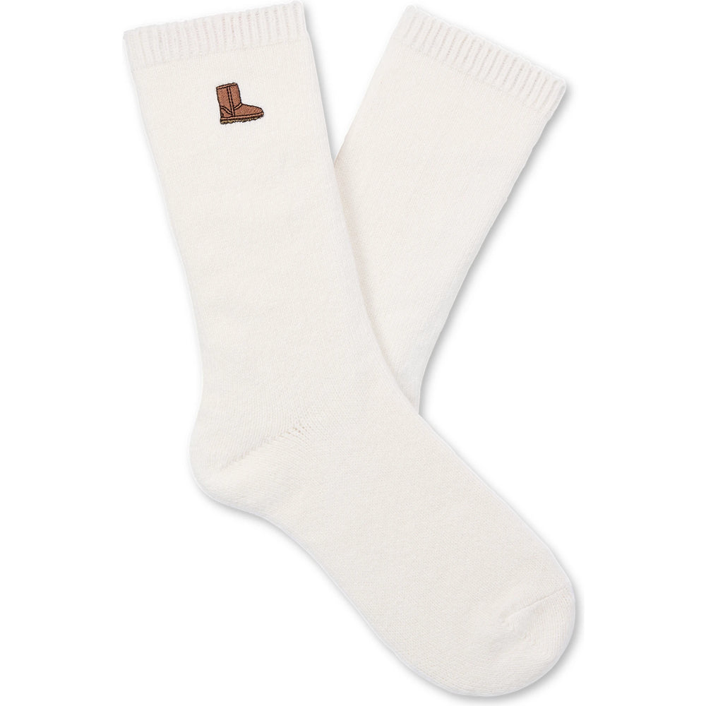 Pair from UGG Women's Classic Crew 3-Pack Socks in Plaid/Sand