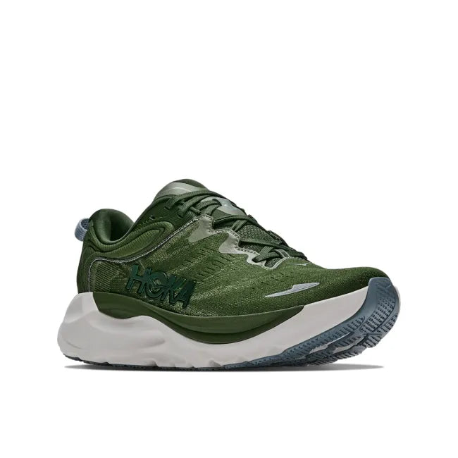 Lateral profile of HOKA Men's Gaviota 6 in Baby Kale and Nettle Leaf