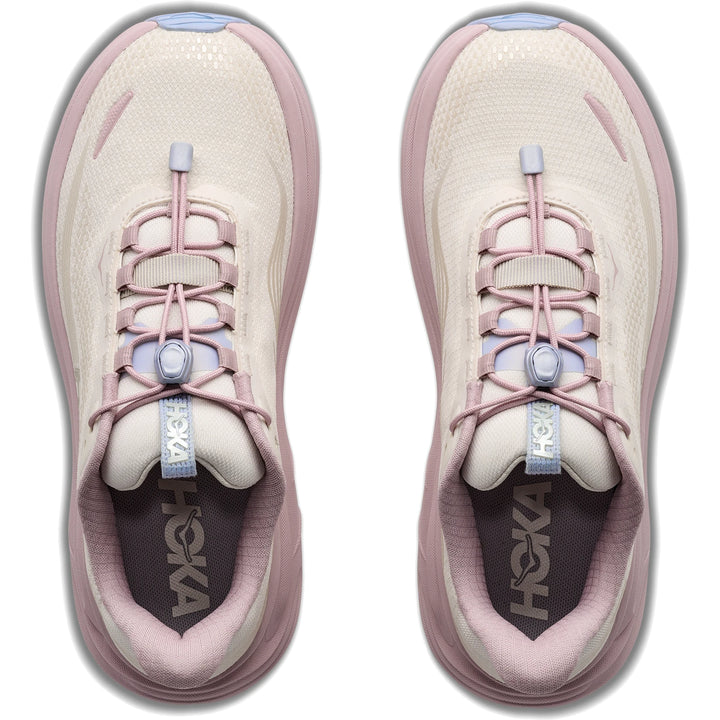 Top-down view of a pair of HOKA Women&