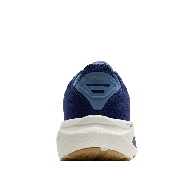 Heels of Brooks Men's Ghost 17 Running Shoe in Blue Beacon