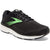 Women's Brooks Dyad 11 Running Shoe black mesh with a white sole.
