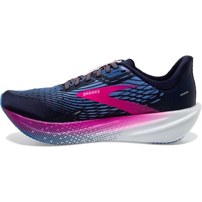 Brooks Women&#39;s Hyperion Max Running Shoe PEACOAT/MARINA BLUE/PINK GLO 120377-441