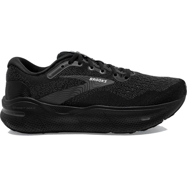 Brooks Women's Ghost Max Running Shoe BLACK/BLACK/EBONY 120395-020