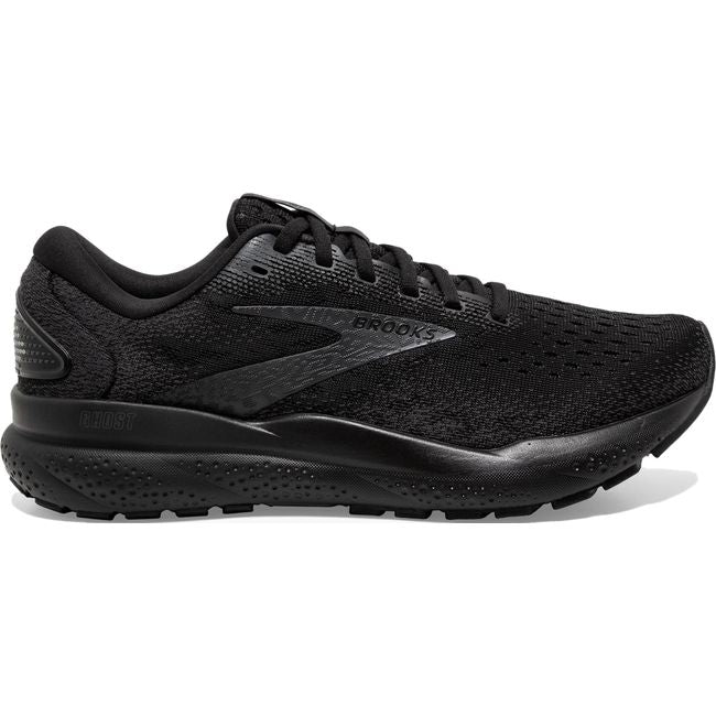 Brooks Women's Ghost 16 Running Shoe Black/Black/Ebony 120407-020