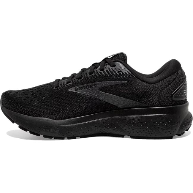 Brooks Women&#39;s Ghost 16 Running Shoe Black/Black/Ebony 120407-020