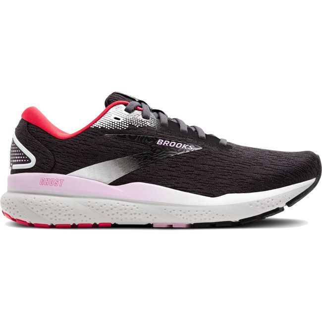 Brooks Women&#39;s Ghost 16 Running Shoe Black/Ebony/Raspberry 120407-051