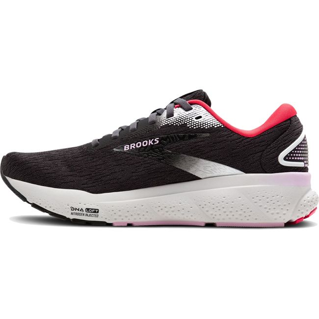Brooks Women&#39;s Ghost 16 Running Shoe Black/Ebony/Raspberry 120407-051