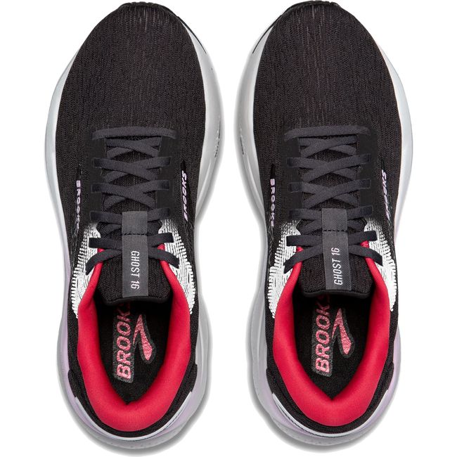 Brooks Women&#39;s Ghost 16 Running Shoe Black/Ebony/Raspberry 120407-051