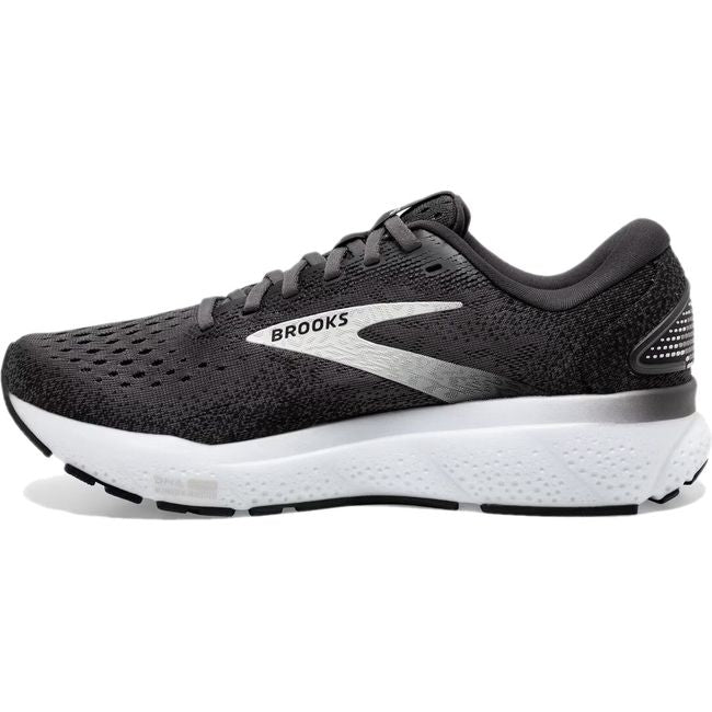 Brooks Women&#39;s Ghost 16 Running Shoe Black/Grey/White 120407-090