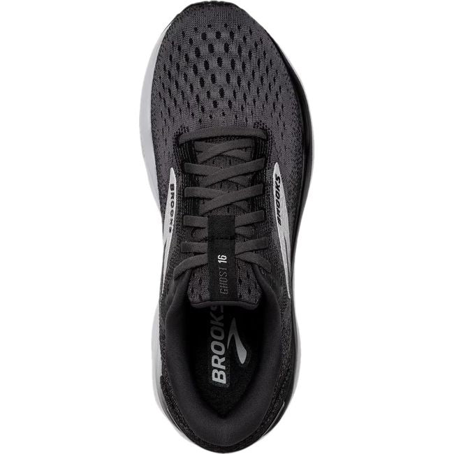 Brooks Women&#39;s Ghost 16 Running Shoe Black/Grey/White 120407-090