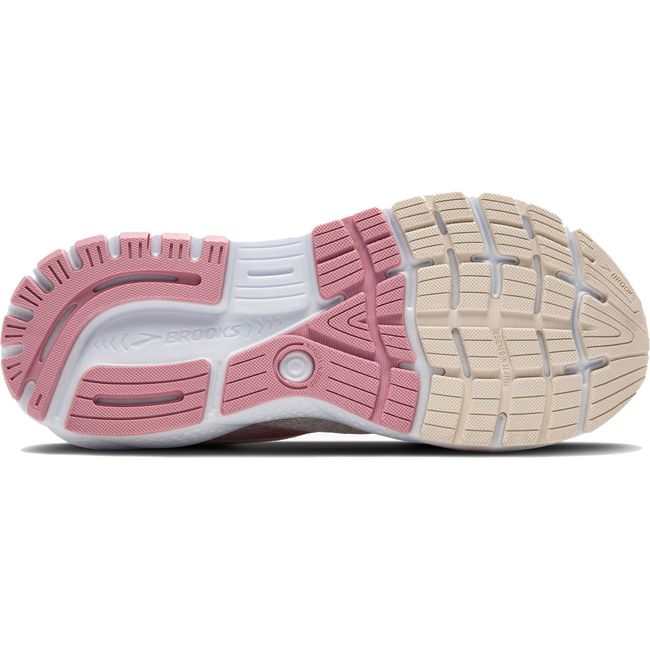 Brooks Women&#39;s Ghost 16 Running Shoe Coconut/Zephyr/White 120407-136