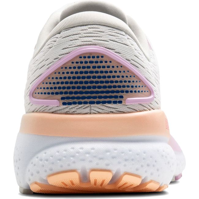 Brooks Women&#39;s Ghost 16 Running Shoe  White/Grey/Orchid 120407-186
